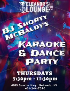 DJ Shorty McBaldy Karaoke and Dance Party!