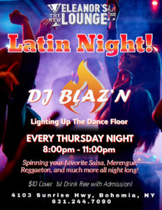 Latin Night with DJ BLAZ'N!